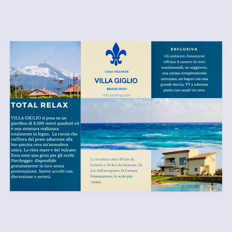 Villa Giglio Brucoli Eksteriør bilde